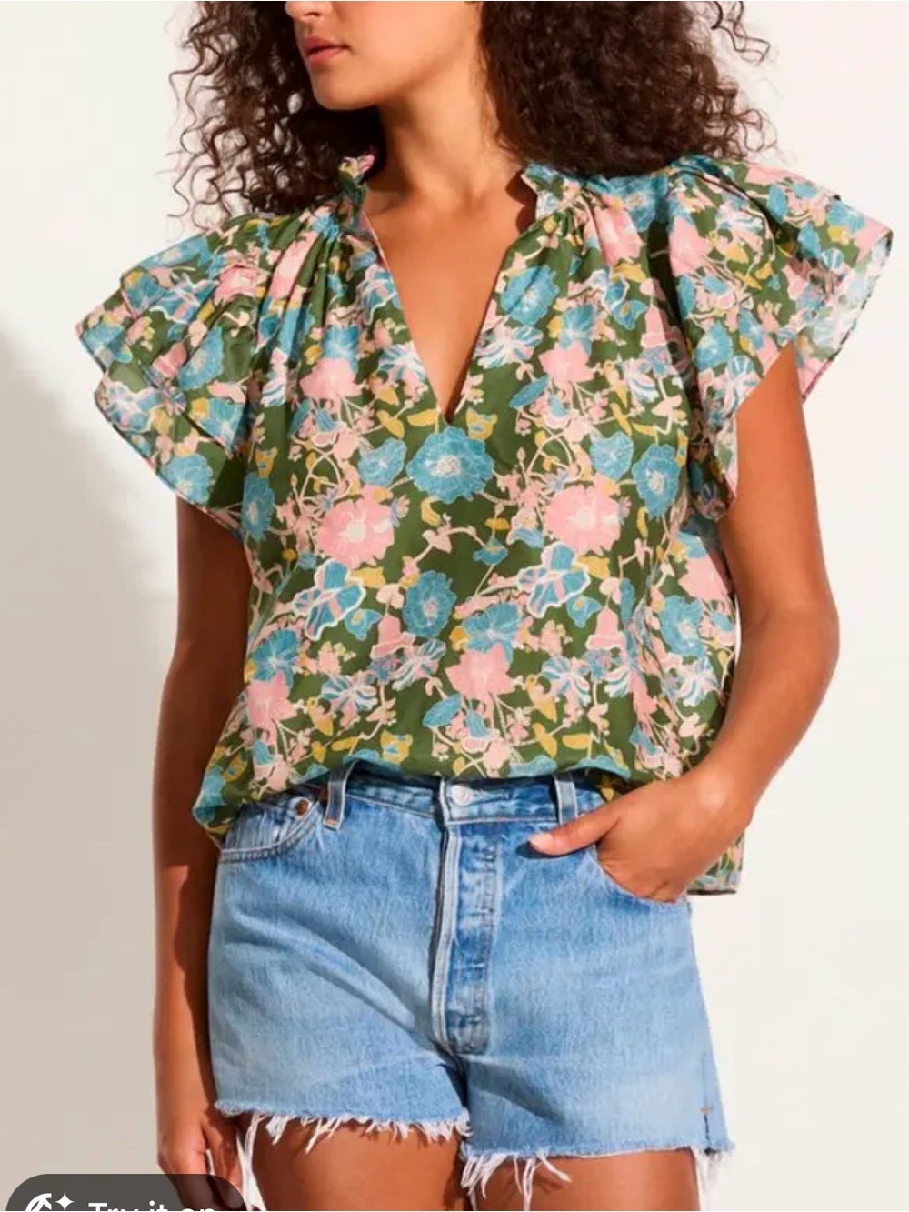 Trovata Clover Blouse Spring Tendril